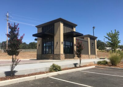 Better Builders Gold Country Casino Coffee Kiosk Building Brown and Tan